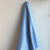 Sky Blue Polyester Lining — lightweight with a satin finish and matte reverse, 100% polyester