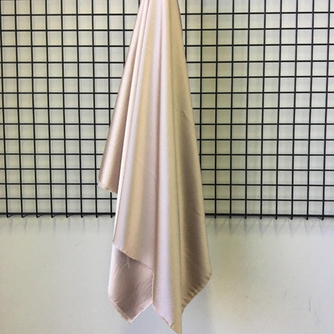 Remnant Stretch Polyester Satin Nude