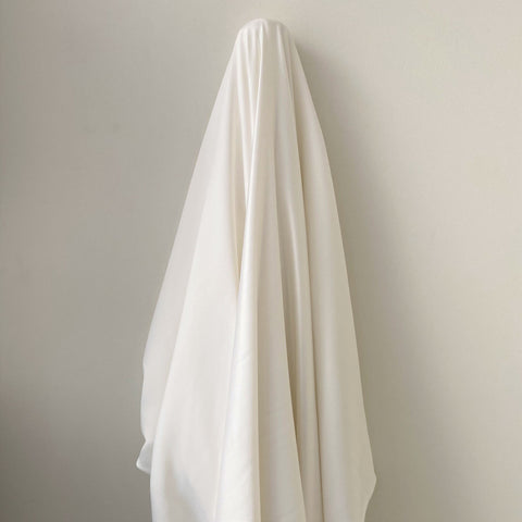 Remnant Recycled Polyester Satin Ivory