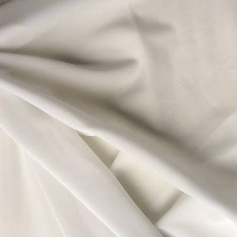 Georgette Stretch Ivory