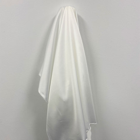 Remnant Stretch Polyester Lining   Ivory