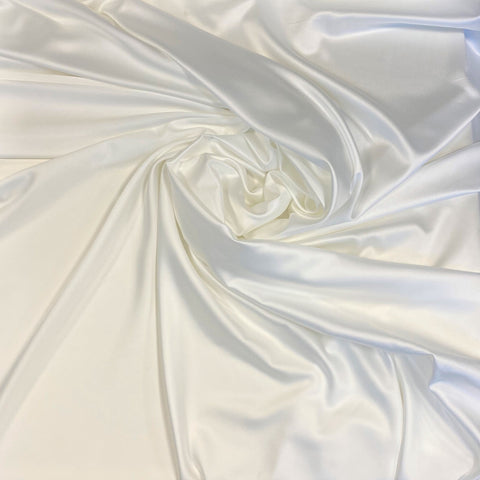 Remnant Stretch Polyester Lining   Ivory