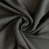 Black Wool Crepe — a medium-weight wool-blend crepe suiting with a soft handle, 137cm wide