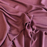 Maroon Wool Crepe — a medium-weight wool-blend crepe suiting with a soft handle, 137cm wide