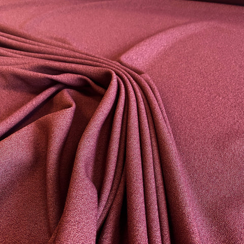 Wool Crepe - Maroon