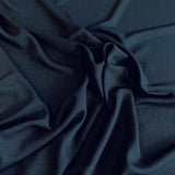 Navy Wool Crepe — a medium-weight wool-blend crepe suiting with a soft handle, 137cm wide