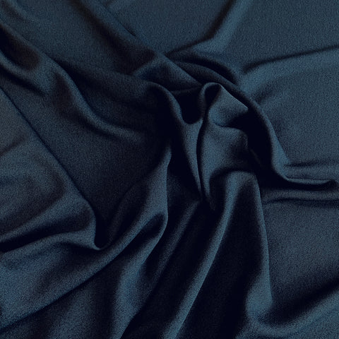 Wool Crepe - Navy