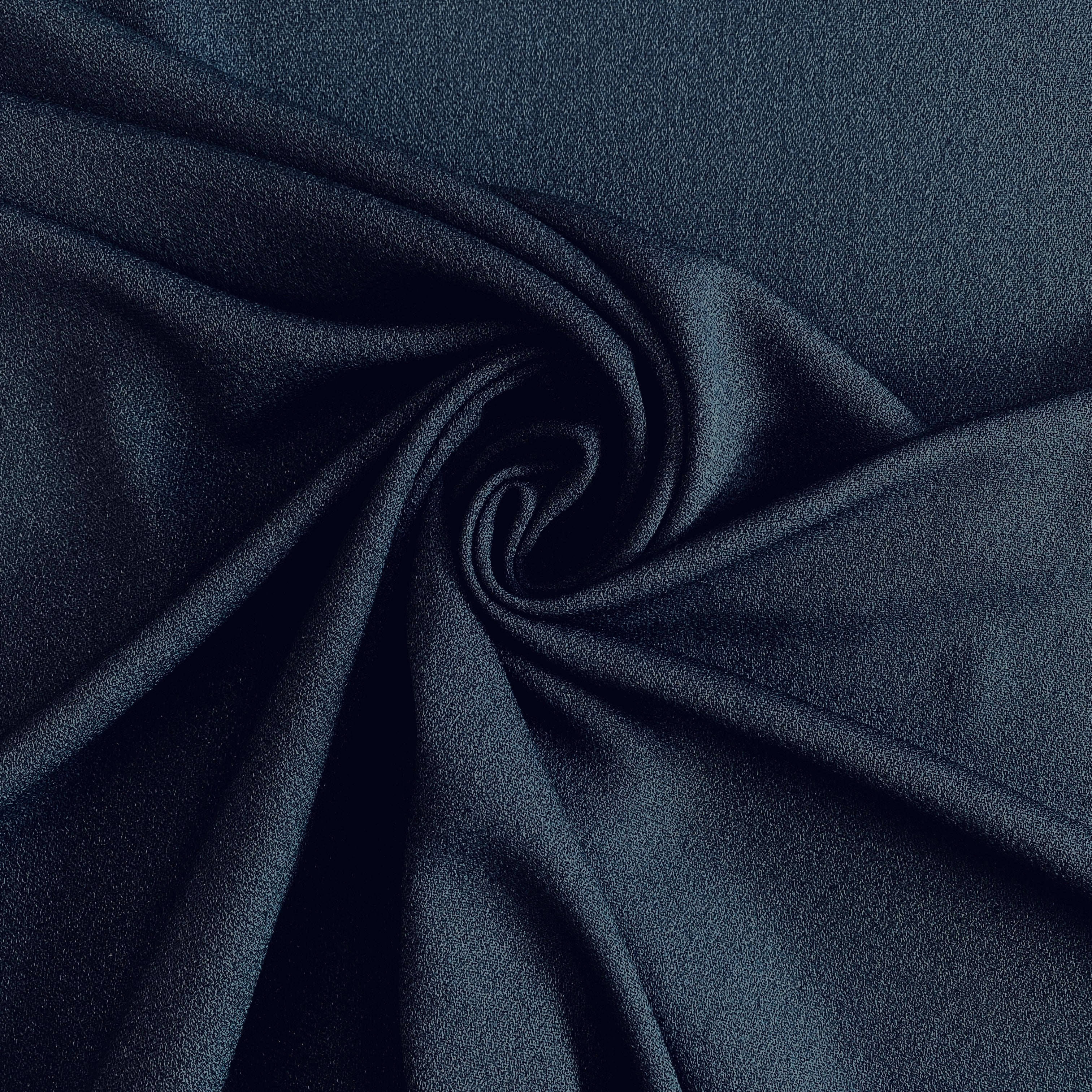 Wool Crepe - Navy