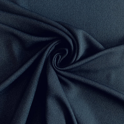 Wool Crepe - Navy