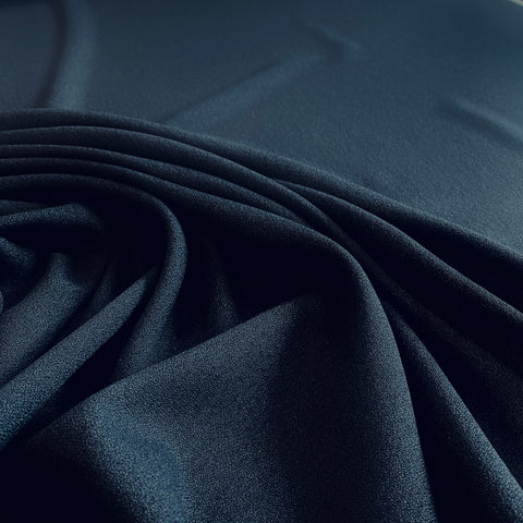 Wool Crepe - Navy