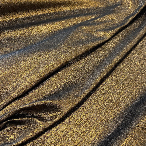 Remnant Metallic Jacquard (Y399) Copper