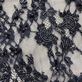 Beaded Fine lace (1375bd) Navy