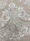 Fine Beaded Lace Trim (1388bt) White