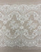 Fine Beaded Lace Trim (1388bt) White