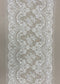 Fine Beaded Lace Trim (1388bt) White