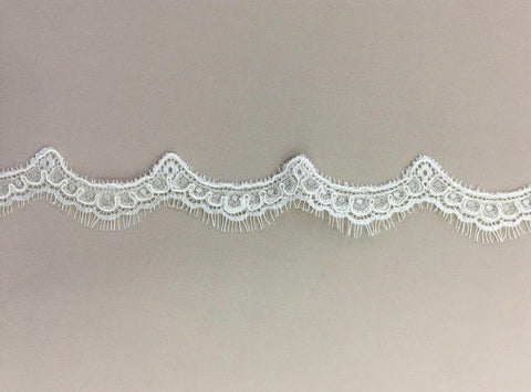 Corded Lace Trim (1391T) Ivory