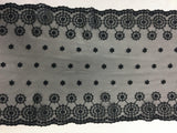 Stretch Lace Trim (1558t) Black