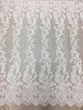 Corded Floral Lace (1575) Ivory