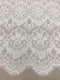 Fine Floral Lace (1581) Ivory PANEL