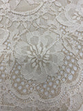 Two-Toned Fine Lace (1581) Ivory Nude PANEL