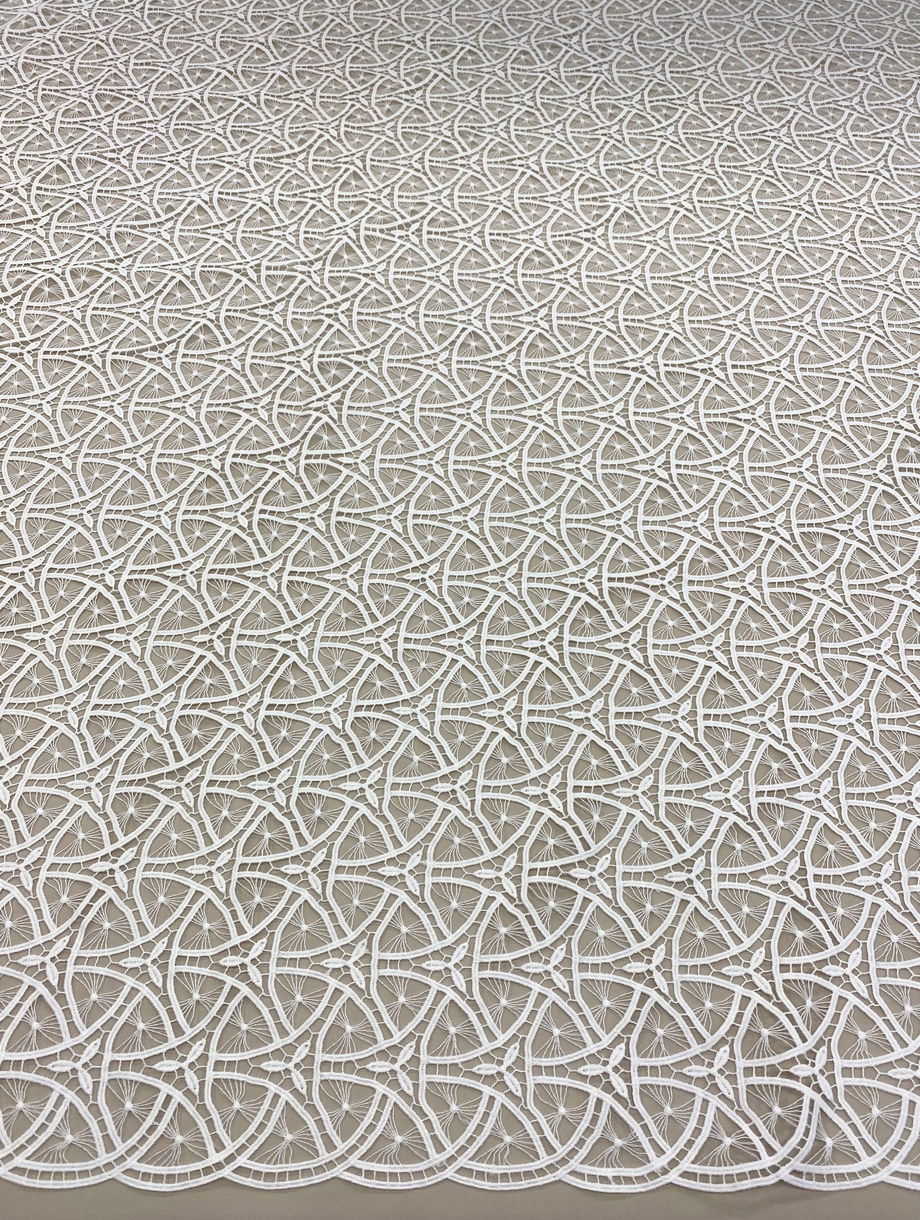 Guipure Lace (1636) Ivory