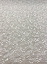 Floral Stretch Lace (1637) Ivory