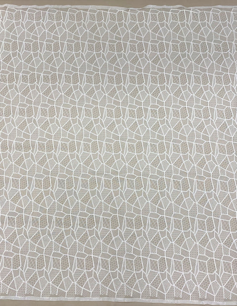 Geometric Lace (1639) Ivory