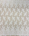 Corded Floral Lace (1641) White