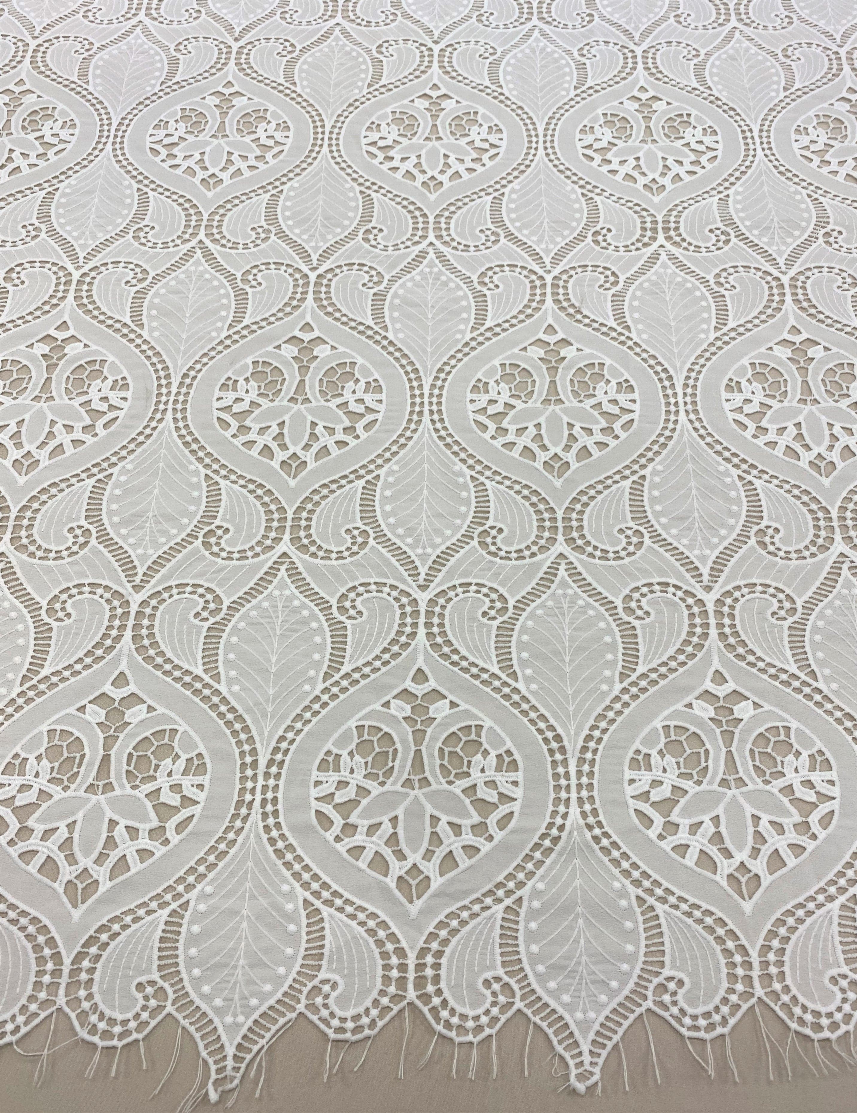 Embroidered Cutwork (1644) - Ivory