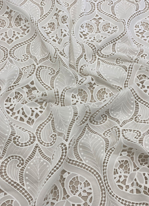 Embroidered Cutwork (1644) Ivory