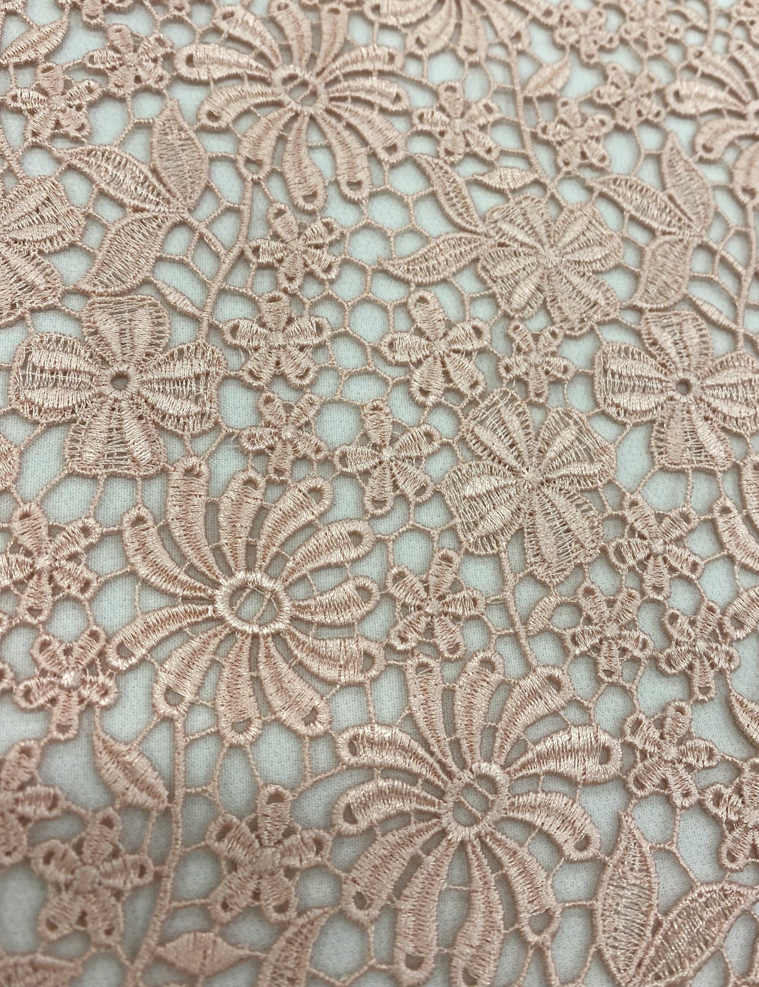 Floral Guipure Lace (1645) - Peony