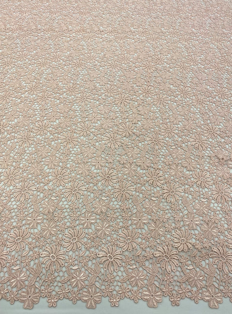 Floral Guipure Lace (1645) Peony