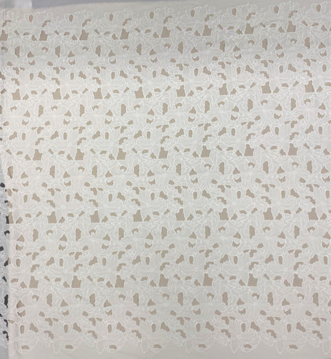 Embroidered Cutwork (1647) Ivory