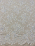 Beaded fine lace (1650bd) White