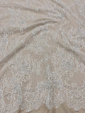 Beaded fine lace (1650bd) White