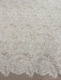 Paisley Guipure Lace (1652) Ivory