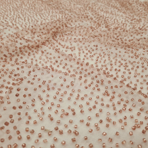 Beaded Tulle (K24712) Pink