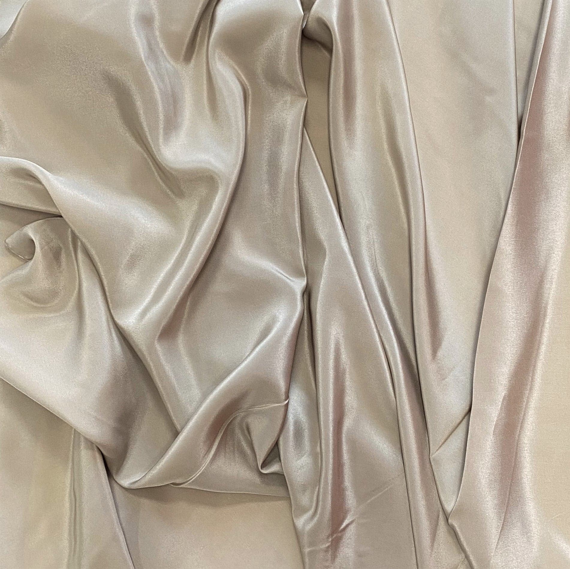 Pancake Crepe De Chine — lightweight with a low-sheen matte finish and a soft, fluid drape, 100% mulberry silk, 137cm wide