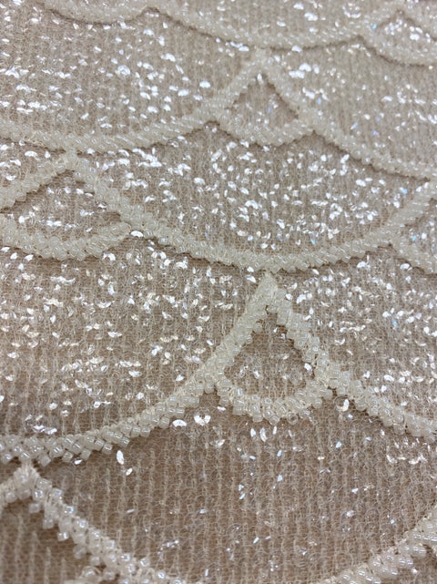 Embellished Tulle (G5342) Ivory