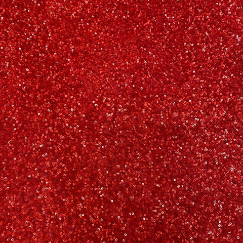 Sequin Georgette (K20209) Red