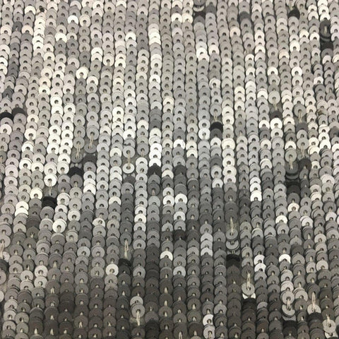 Sequin Georgette (K06181) Silver
