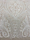 Embroidered Tulle (K24313) Ivory