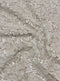 Sequined Floral Tulle (K25286/1) Ivory