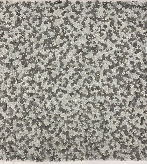 Floral Embellished Tulle (K25736) Gunmetal