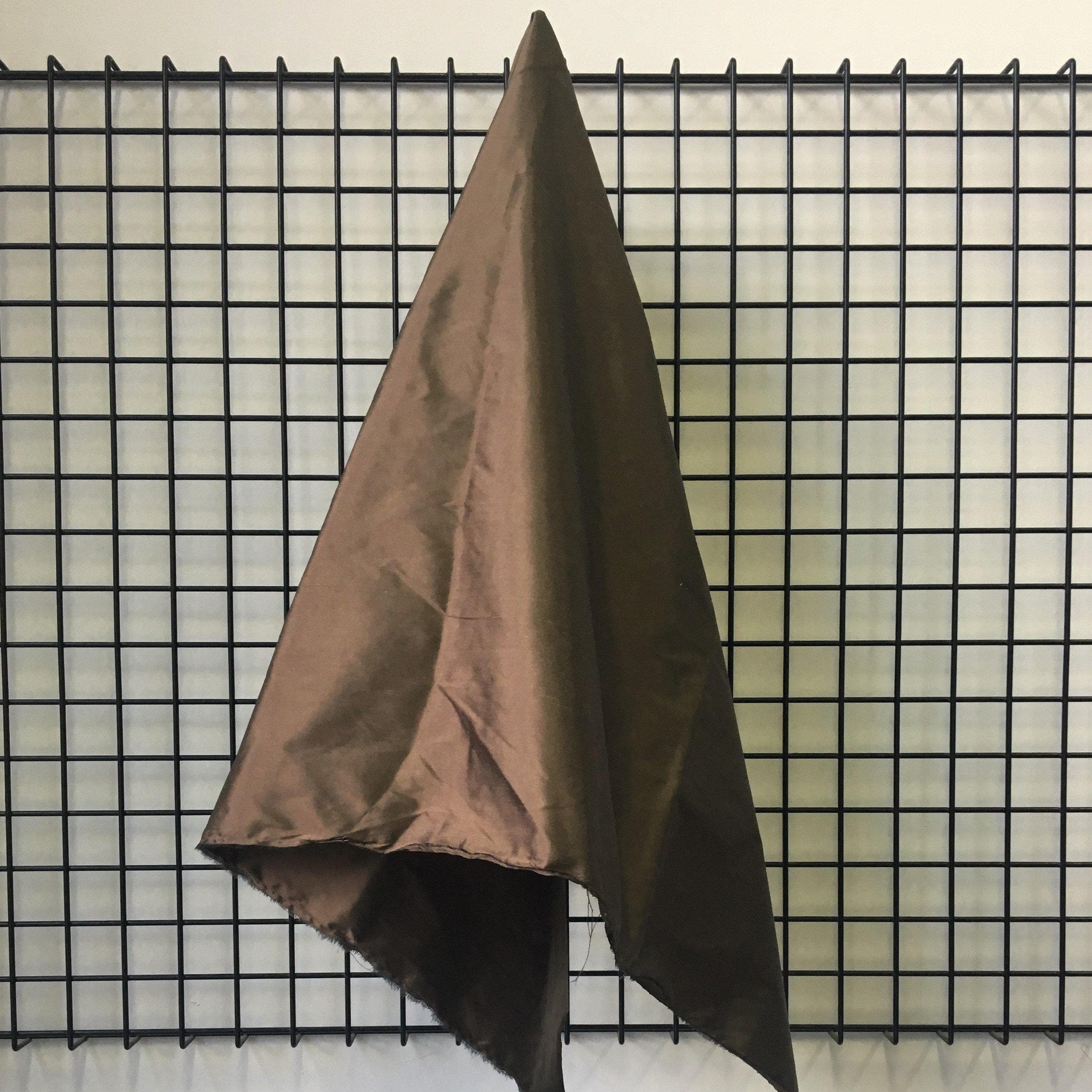 Mud Silk Dupion — mid-weight and crisp with a lightly slubbed texture, 100% silk, 137cm wide