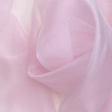 Blush Silk Organza — lightweight, sheer and smooth with a low-sheen finish, 100% silk, 137cm wide