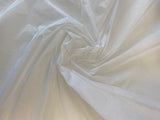 White Cotton Organdy — a lightweight, semi-sheer cotton with a crisp, stiff handle, 100% cotton
