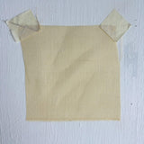 Gold Silk Organza — lightweight, sheer and smooth with a low-sheen finish, 100% silk, 137cm wide