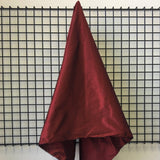 Rust Silk Dupion — mid-weight and crisp with a lightly slubbed texture, 100% silk, 137cm wide
