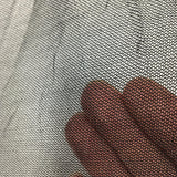 Black Silk Mesh — lightweight and soft with a hexagon weave and natural give, in silk, 120cm wide